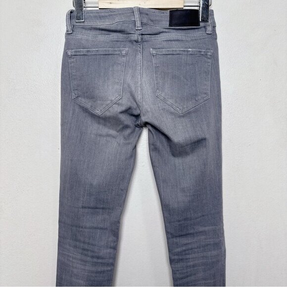AllSaints Womens 25 Mast Skinny Zip Grey Jeans - Picture 13 of 16